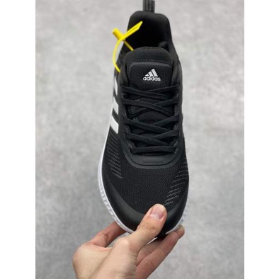 Giày Sneaker Nam Nữ Adidas Alphamagma Đen vạch Trắng