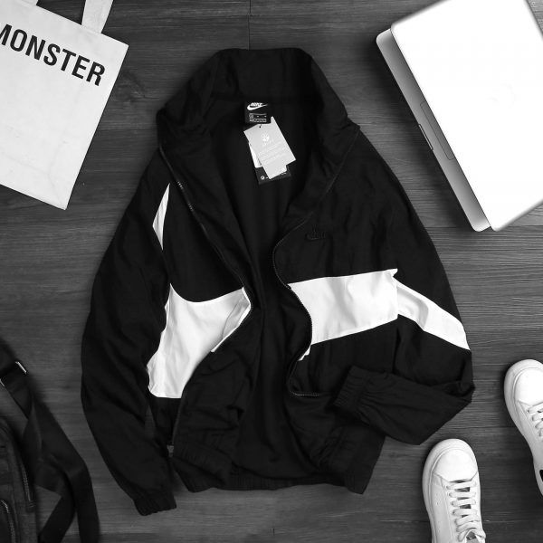 Áo khoác nam/nữ Swoosh của nike chất liệu nylon thoáng mát