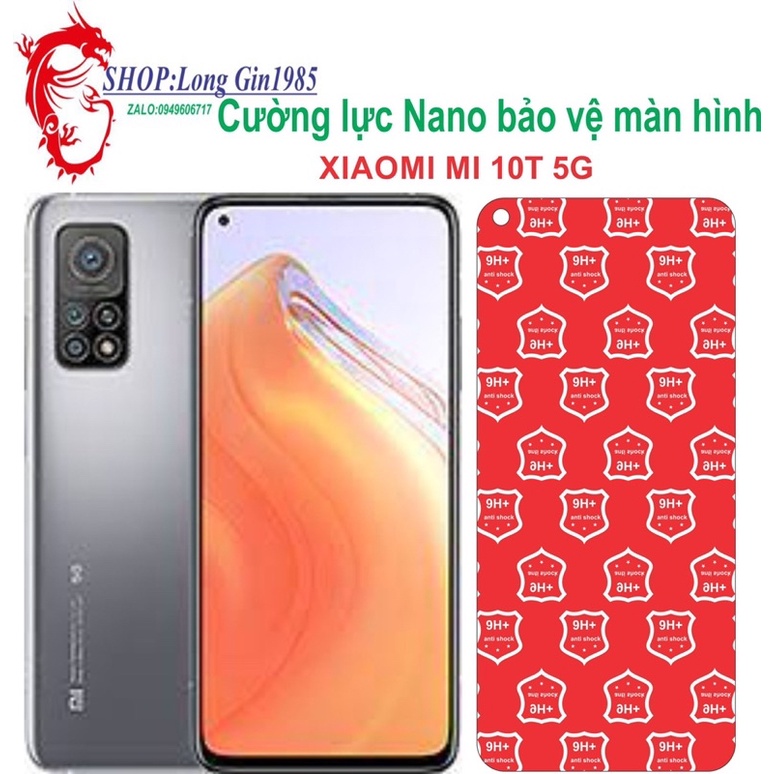 Xiaomi Mi 10T 5G Cường lực Nano chống va đập chống trầy xước tốt
