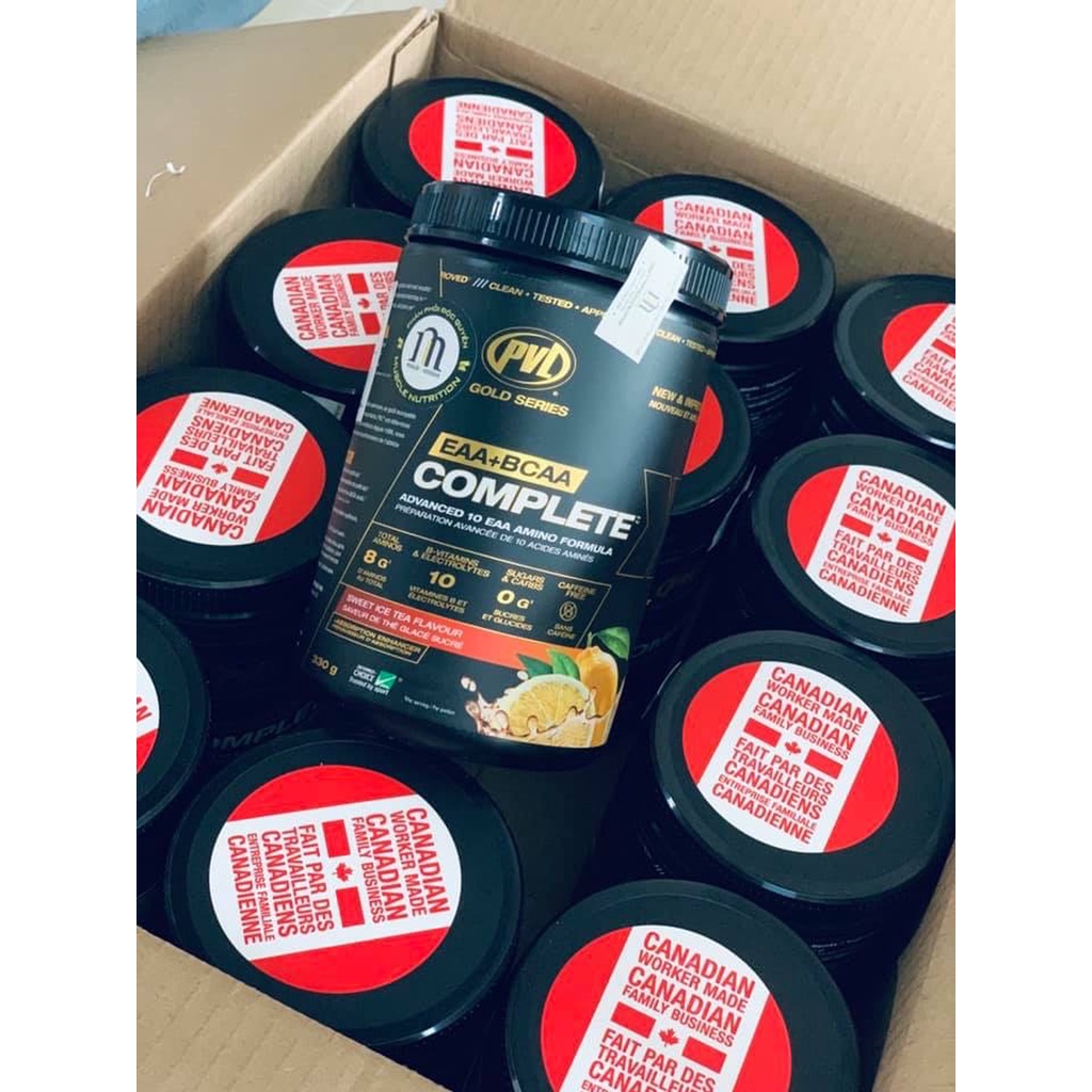 PVL EAA+BCAA COMPLETE - Phục hồi thể lực nhanh - tăng sức bền tốt  - phát triển cơ bắp