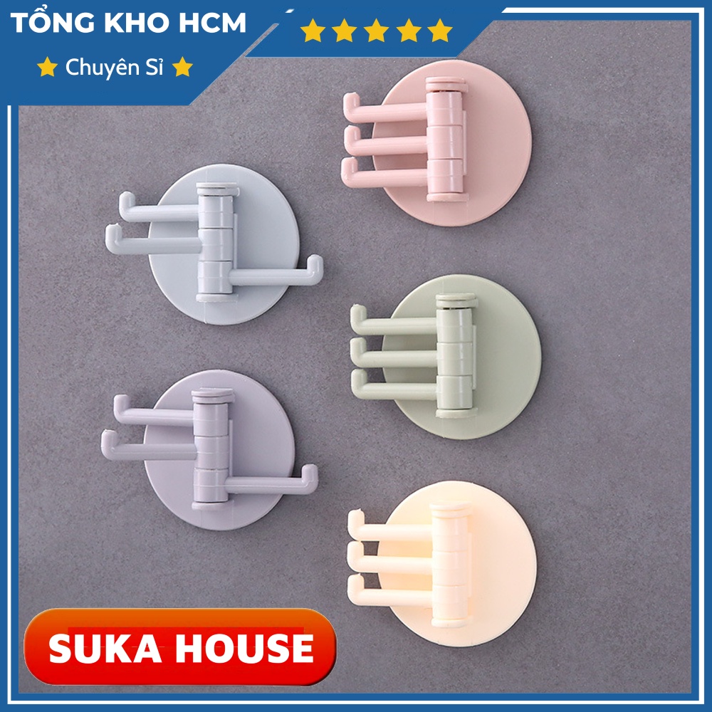 Móc Dán Tường 3 Móc Treo Đồ Xinh Xắn SUKAHOUSE H012