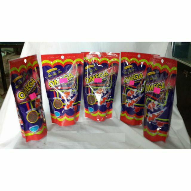 Cám cá omega loại viên vừa hàng thái 100g cho cá cảnh, cá koi