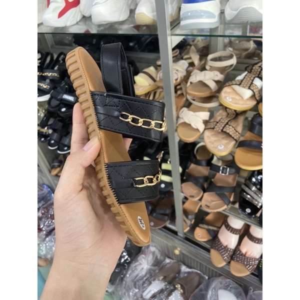 Dép quai hậu xăng đan nữ dây xích