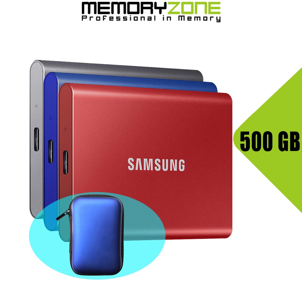 Ổ cứng di động 500GB External SSD Samsung T7 USB 3.2 Gen 2 MUPC500