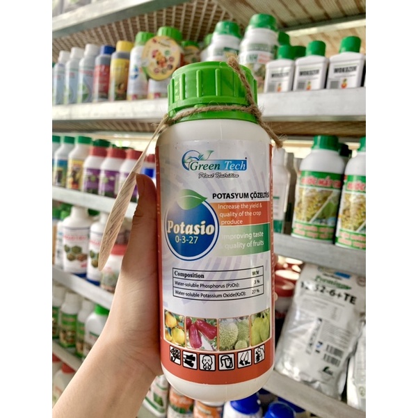 Phân bón PK Green Tech POTASIO 0-3-27 (500ml)