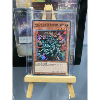 [ Dưa Hấu Yugioh ] Lá bài thẻ bài Manju of the Ten Thousand Hands - ultra Rare - Tặng bọc bài nhựa bảo quản