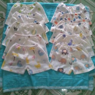 Quần chục từ vải xô, may tbeo size bé