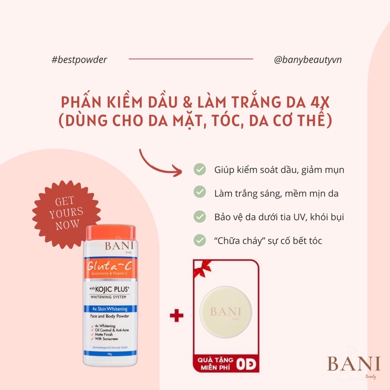 Phấn Đa Năng Kiềm Dầu Dưỡng Trắng Gluta-C