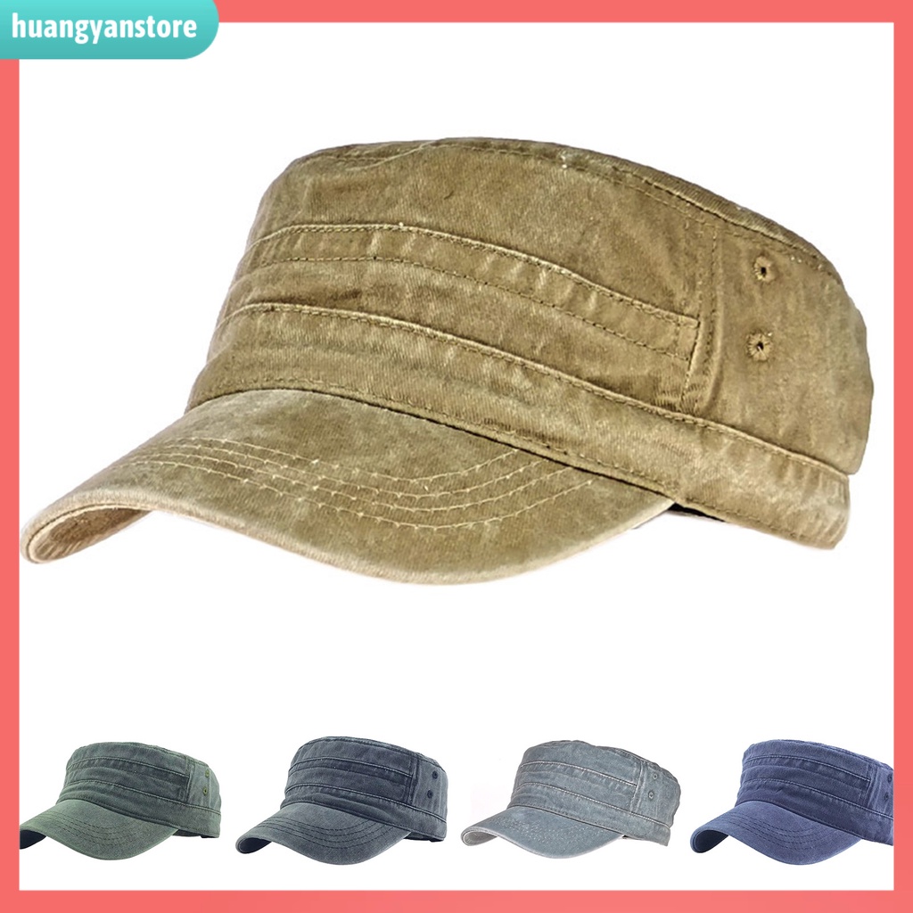 Mũ lưỡi trai vành ngắn phong cách vintage cho nam