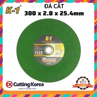 Đá cắt sắt 3 tấc | đá cắt k1 xanh 300 | đá cắt sắt phi 300 - thanhbinh