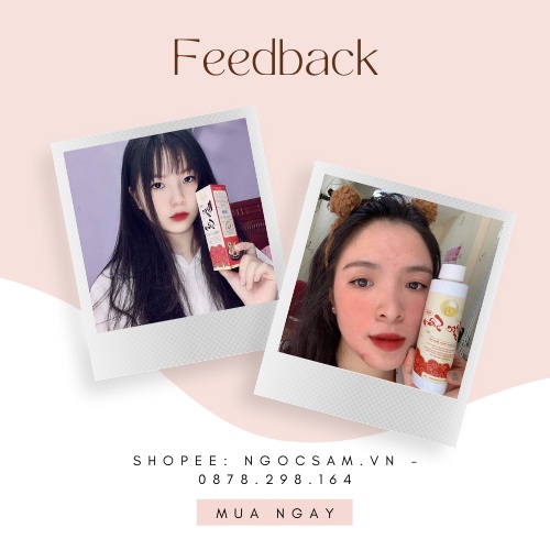 Bộ Ngọc Sâm Mini Mặt Nạ Chưa Pha Ngừa Mụn Trắng Da