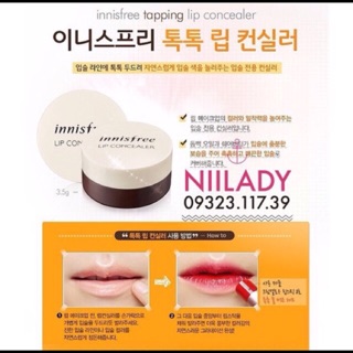 Che khuyết điểm môi Tapping Lip Concealer Innisfree
