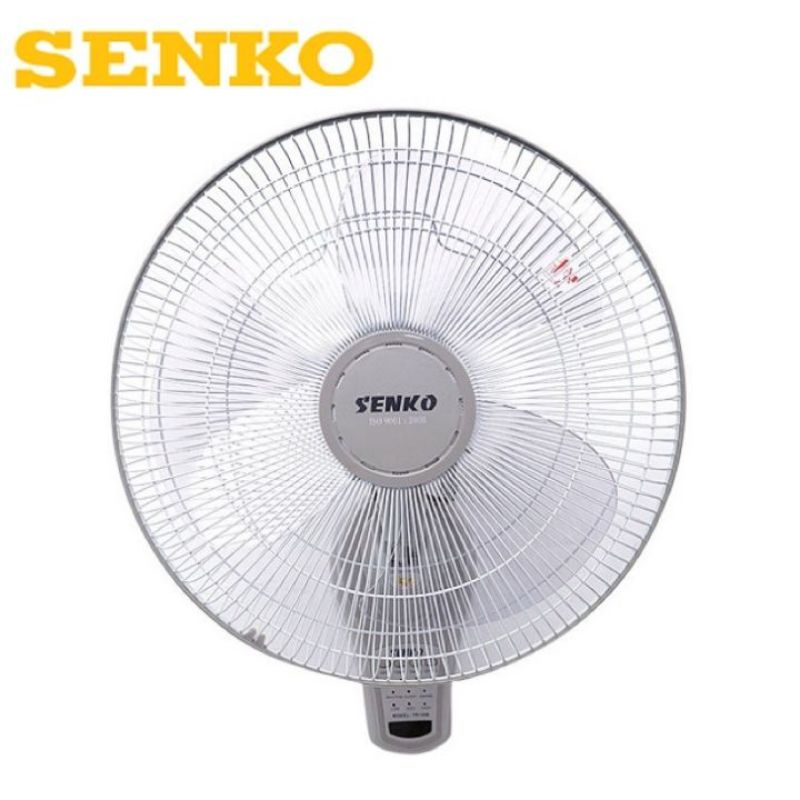 Quạt treo tường Senko TR1683 có điều khiển xa chạy êm , tính năng hẹn giờ với 4 khoảng thời gian tùy chọn