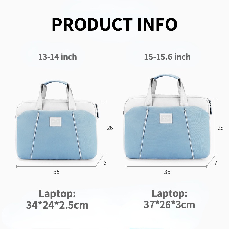 Túi Đựng Laptop 13.3 14 15 15.6 Inch Chống Thấm Nước Chống Sốc Thời Trang Cho Nữ