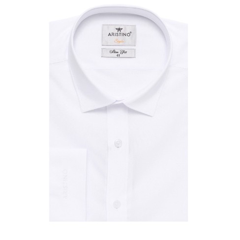 Áo sơ mi trắng dài tay aristino lịch lãm als13708- slim fit- ĐỦ SIZE