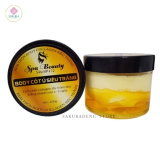 Kem body cốt ủ trắng da Spa Beauty 250g