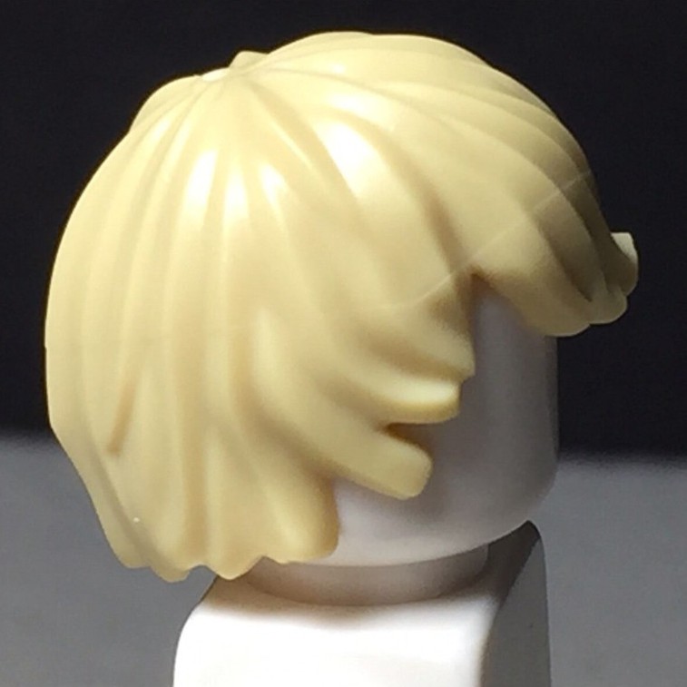 LEGO Tóc Nhân Vật LEGO Minifigures, Kích Thước: 1,36 x 1,38 x 1,4 cm,  Màu Vàng Cát ID 6093519 18226