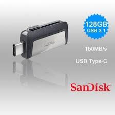 ( No box) Ultra Dual Type-C 3.1 128GB Chuẩn USB OTG( Hàng nhập Amazone 2018)