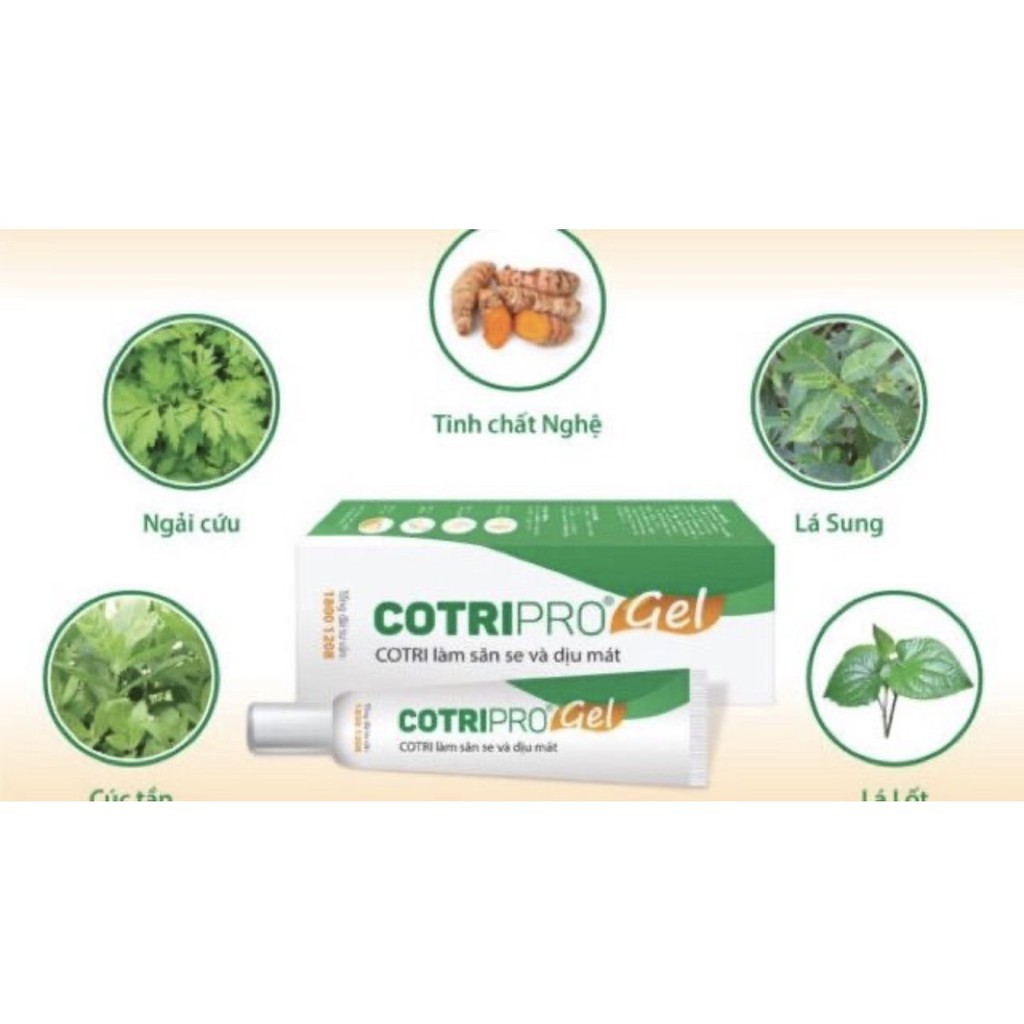 Cotripro gel 25g kem bôi trĩ Hàng Chính hãng 100% thảo dược. Dùng an toàn cho bà bầu và bà mẹ cho con bú. | BigBuy360 - bigbuy360.vn