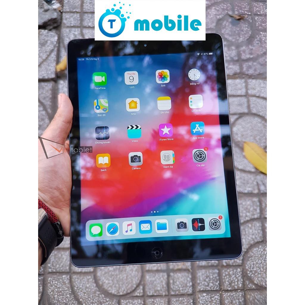 MÁY TÍNH BẢNG IPAD AIR  ( 4G + WIFI )  CHÍNH HÃNG KÈM SẠC