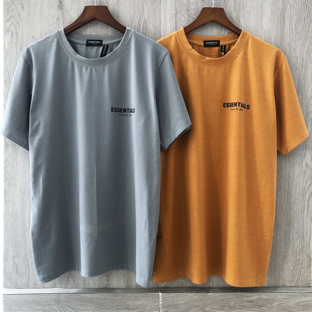 Áo thun nam nữ tay lỡ ESSENTIALS in ngực , Áo phông cộc tay basic unisex, Zing store | BigBuy360 - bigbuy360.vn