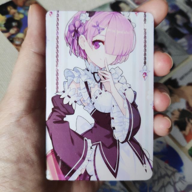 BỘ 5 CARD PLASTIC ANIME (NHIỀU MẪU)