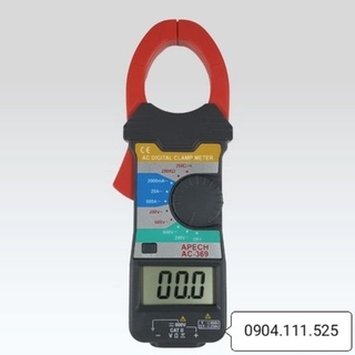 Ampe kìm đo dòng AC APECH AC-369 600A