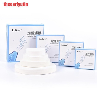 Set 100 Giấy Lọc 7 / 9 / 11 / 15cm Cho Phòng Thí Nghiệm