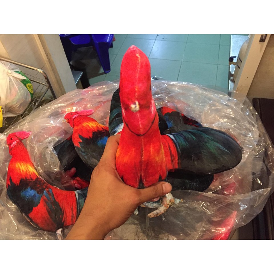 Gà tre giả bằng vải có dây cột dùng để tập luyện