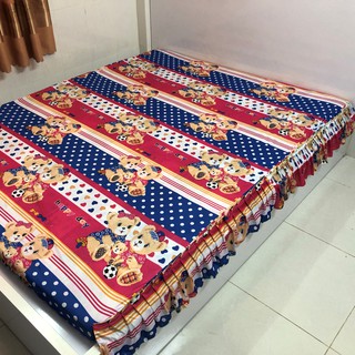 Drap nệm 1m2x2m THUN LẠNH có rèm phủ