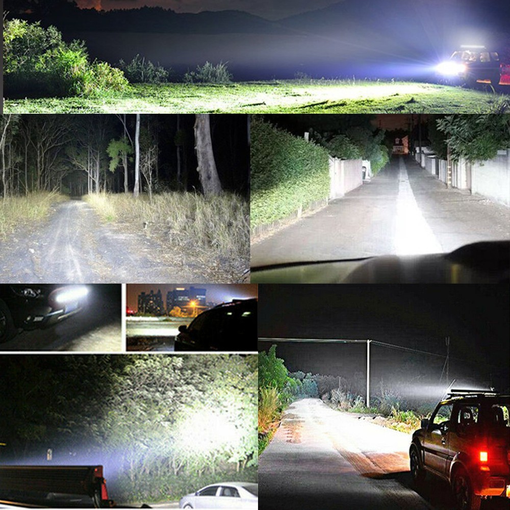 Đèn LED Phản Quang Siêu Mỏng 8inch 6D 14inch 20inch 4WD UTV Chuyên Dụng Cho Xe Hơi