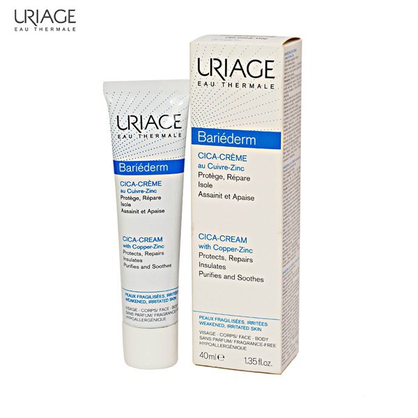 Uriage Kem Chăm Sóc Da Kích Ứng Bariederm Cica Creme 40ml