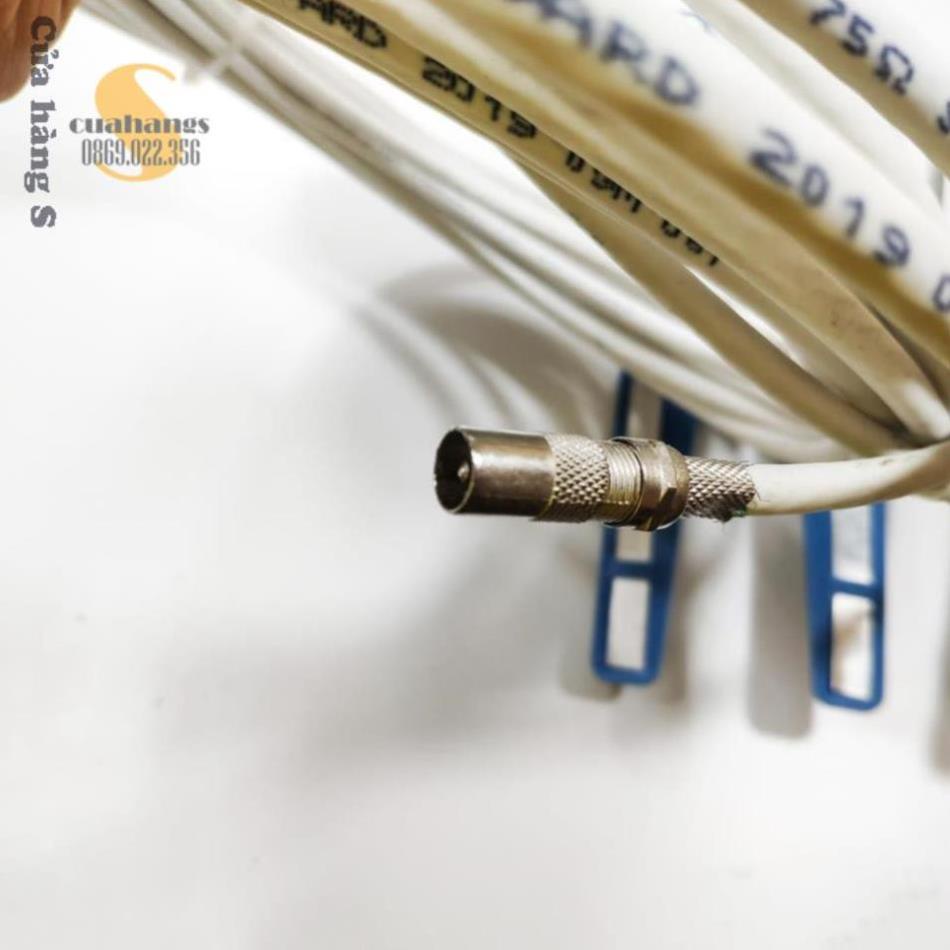 Anten DVB T2 Ăng ten tivi kỹ thuật số Anten tivi truyền hình mặt đất T24G kèm dây 15m - Bắt sóng nhạy khỏe
