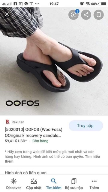 Dép Oofos xvnk Nhật Bản bao phê