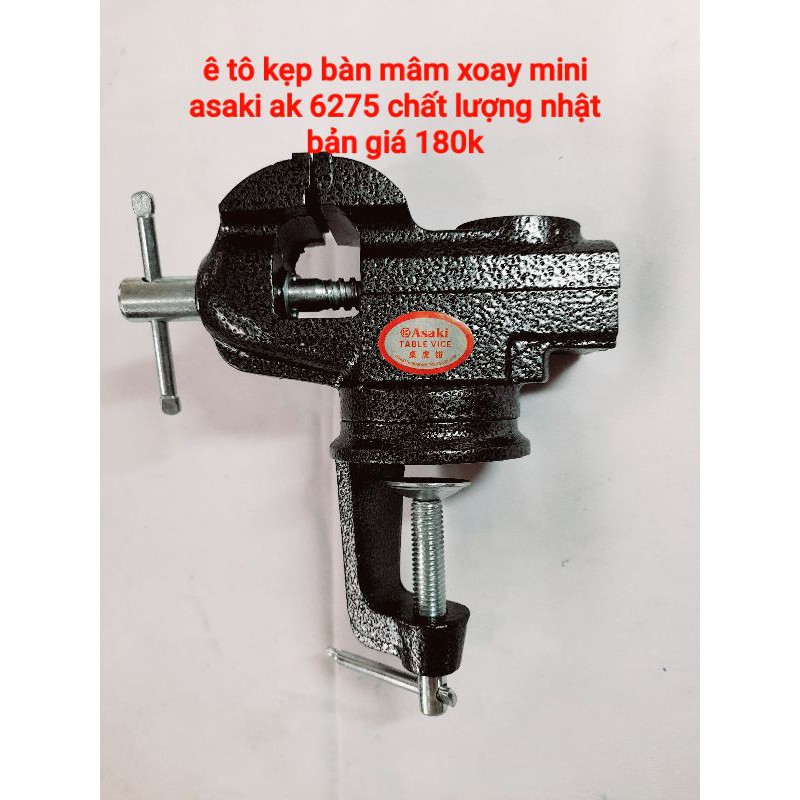 eto kẹp bàn mâm xoay mini asaki