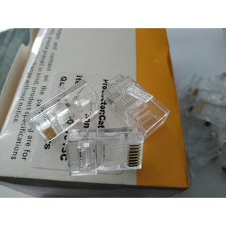 Hạt mạng Tenda RJ45 Cat5 (Nhựa) Hộp 100 cái
