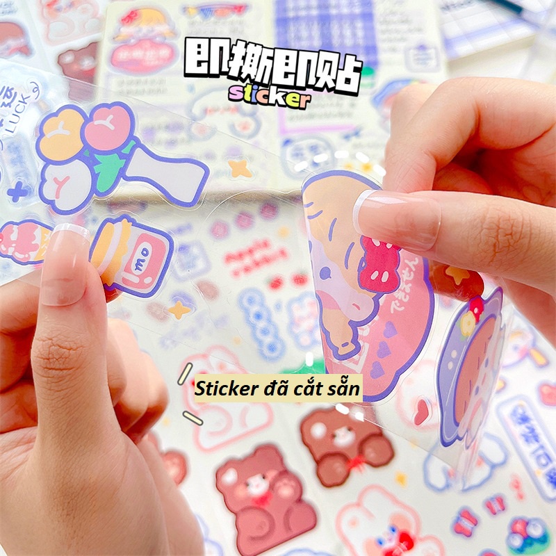 Sticker 35x6cm Cô Gái Momo