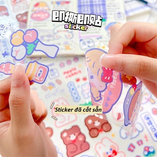 Sticker 35x6cm Cô Gái Momo (còn 4 mẫu)