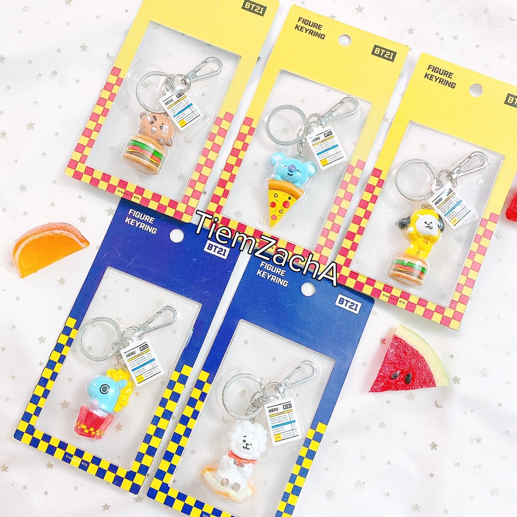 BT21 BITE MÓC KHÓA MÔ HÌNH NHÂN VẬT FIGURE KEYRING