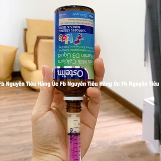 Canxi và D3 dạng nước cho bé Ostelin