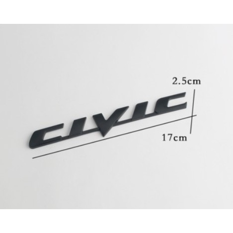 Chữ nổi 3d CIVIC