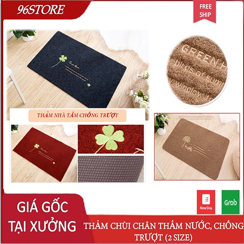 Thảm Chùi Chân Hút Nước-Chống Trượt 2 Size 40*60m/40*120cm ĐA DẠNG MÀU HÌNH THÙ