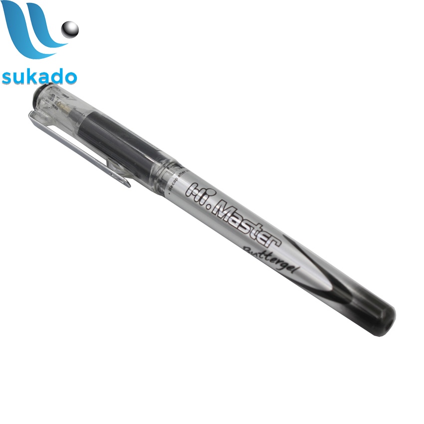 Bút gel Thiên Long Hi Master B03, với đầu bút 0.6mm cho đường bút trơn và đẹp SUKADO