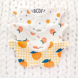 Yếm tròn xoay 360 độ 100% cotton chống thấm tốt cho bé (mẫu thu đông 2021)