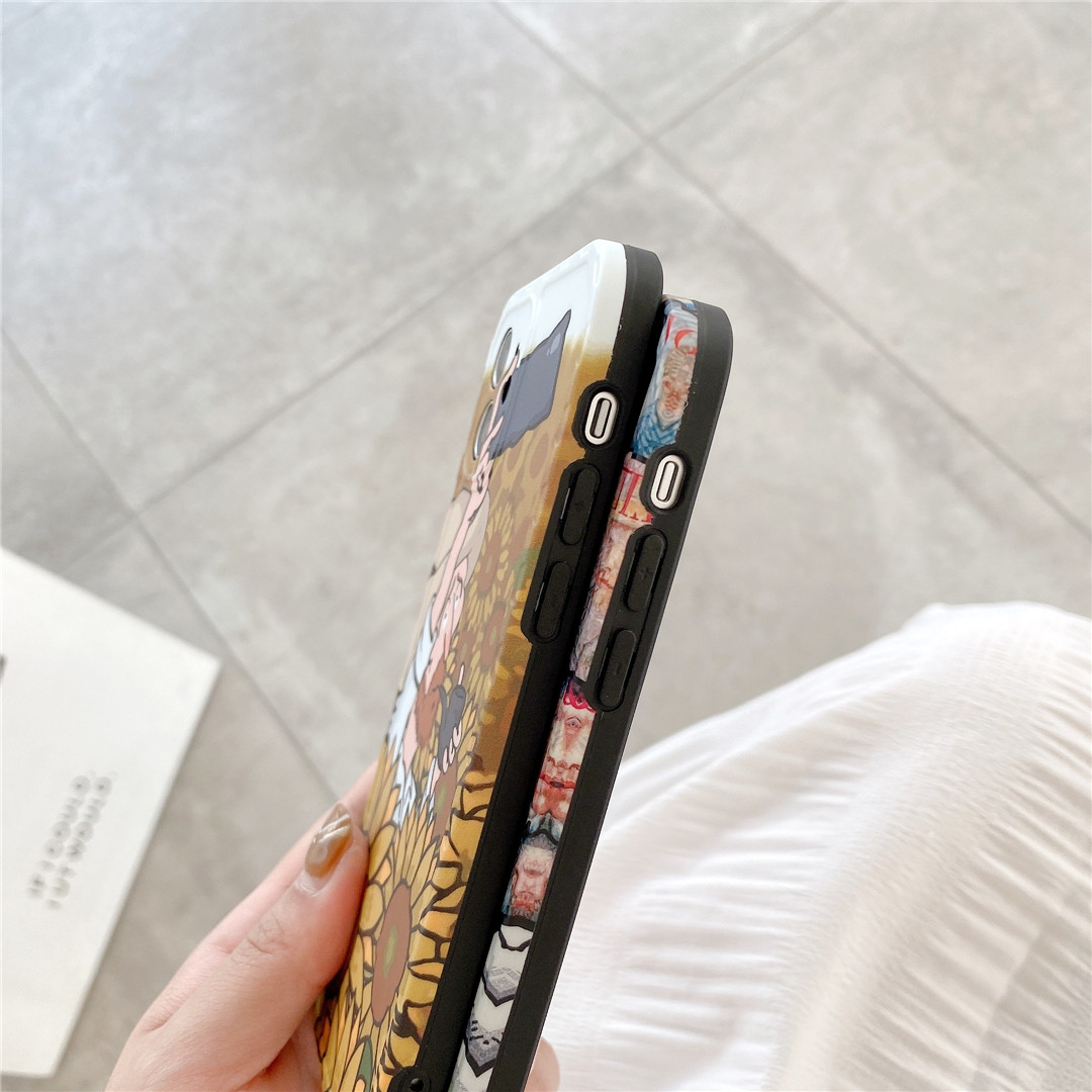 Ốp Lưng Nhựa Mềm In Hình Tranh Sơn Dầu Độc Đáo Cho Iphone12 Mini 11 Pro Max 7 / 8plus Se2020 X / Xs Xr Xsmax | BigBuy360 - bigbuy360.vn