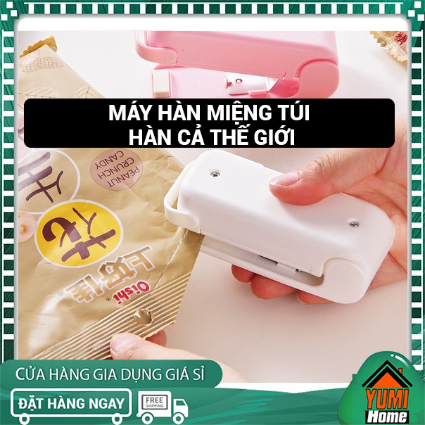 Máy hàn miệng túi mini cầm tay tiện dụng - Hàn nhanh chóng, kín khí, chắc chắn - Có gạt an toàn