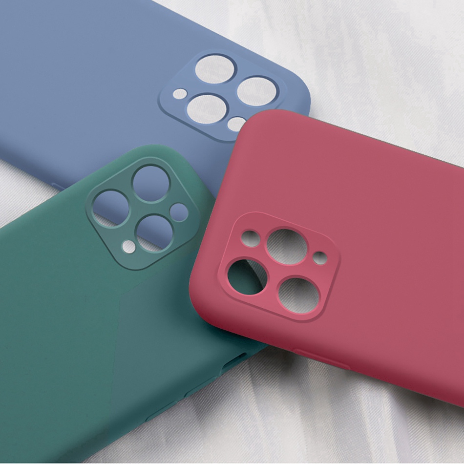 Ốp điện thoại silicon dẻo mềm chống sốc bảo vệ ống kính máy ảnh thích hợp cho iPhone 13 11 Pro Max 7 8 Plus X Xs Max XR