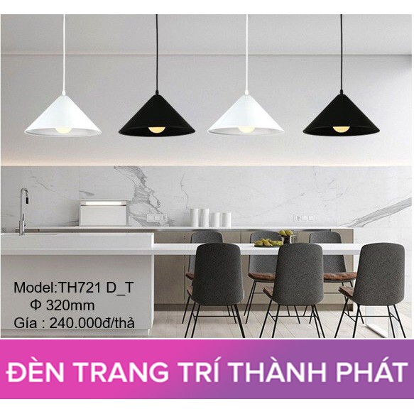 ĐÈN THẢ TRANG TRÍ PHÒNG BẾP CỬA HÀNG QUÁN CAFE TH721(TẶNG BÓNG RẠNG ĐÔNG)