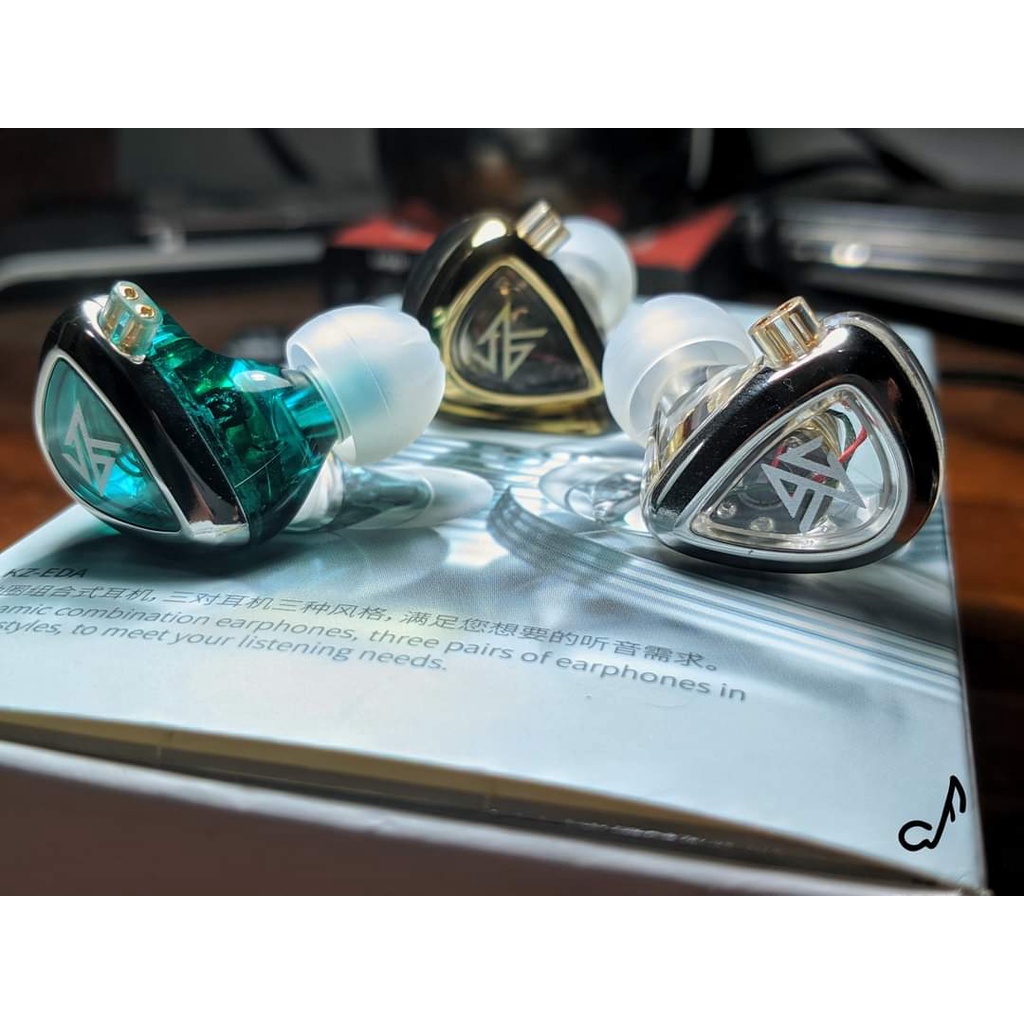 [NC] Tai nghe KZ EDA | Set tai nghe 3 trong 1 hộp | 3 màu âm khác nhau | NGHE TẠP