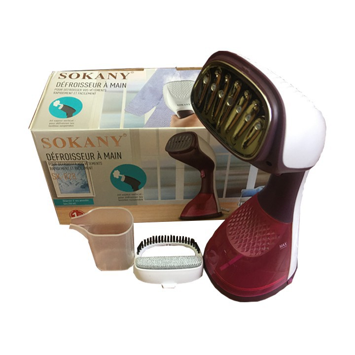 Bàn là hơi nước cầm tay - Bàn ủi mini tiện dụng Sokany SK-828